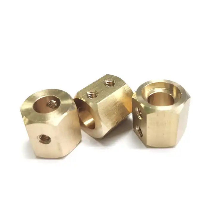 Custom Machined CNC Brass Parts Polishing Surface Treatment