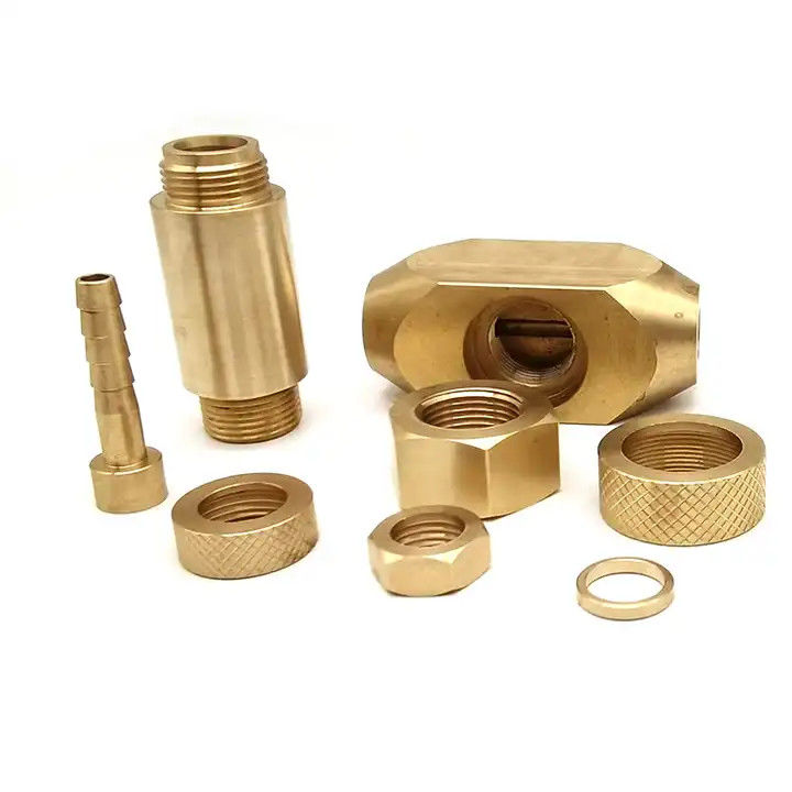 Fabricated CNC Brass Parts Polishing CNC Machining