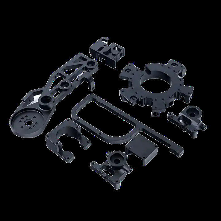 Aluminum CNC Machined Parts DWG Drawing Customized