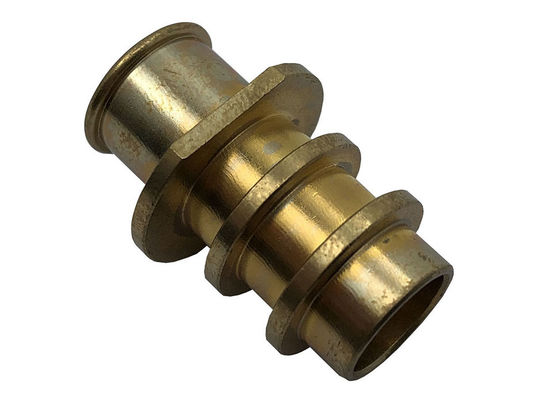 0.01mm Brass CNC Turned Parts Barrel Grinding Surface treatment