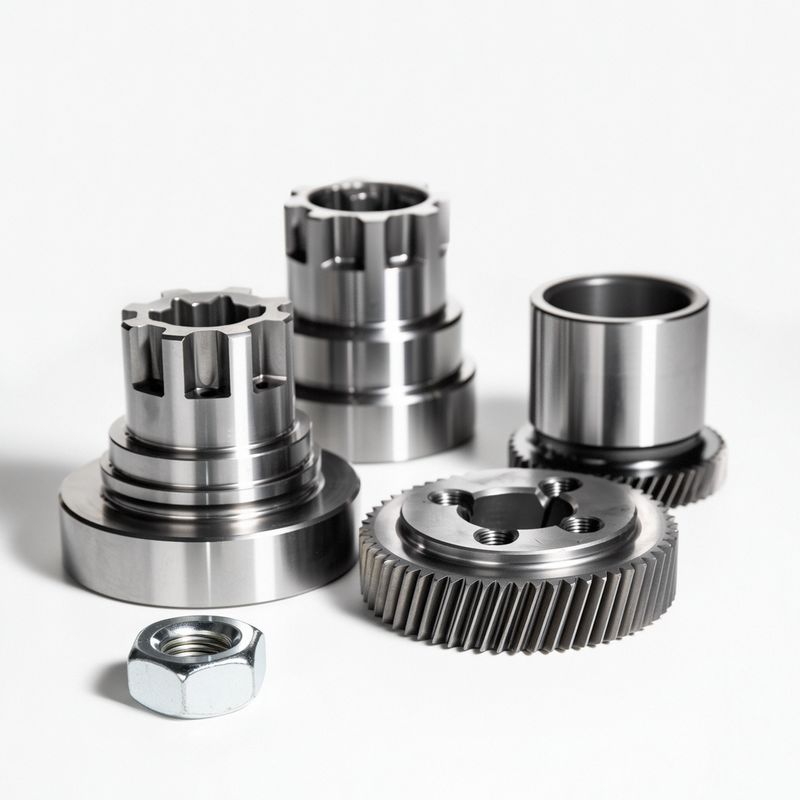 Automotive CNC Turning Milling Parts with Zinc Plating