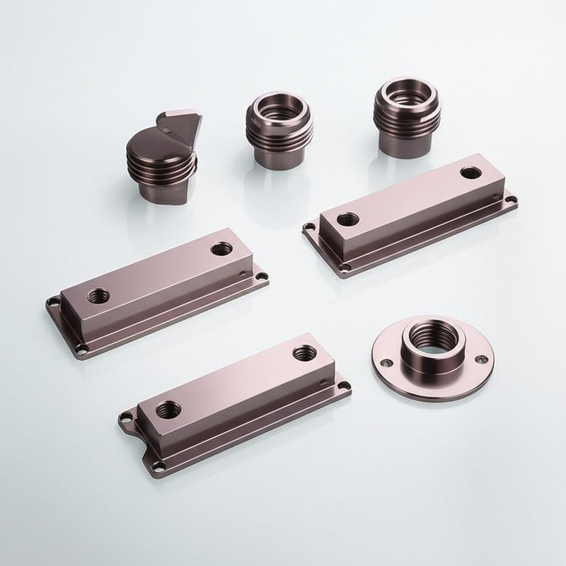 Aluminum CNC Machined Parts 100% Inspection Before Shipment and Plating for Control