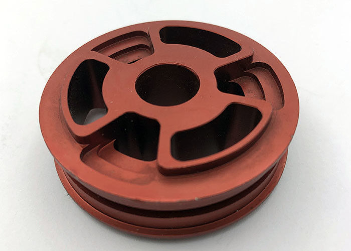 0.05mm Tolerance Precision Cnc Parts Electro Brightening Aluminum  ISO2768M